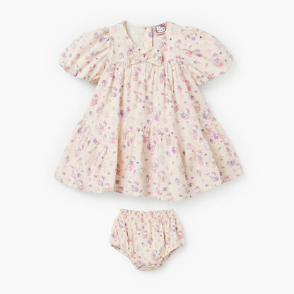 Sanrio Round Neck Short Sleeve Dress with Bloomers