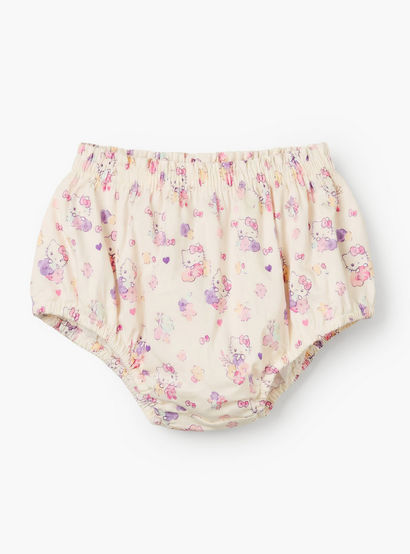 Sanrio Round Neck Short Sleeve Dress with Bloomers-baby-girls-clothing-dressesandjumpsuits-image-4