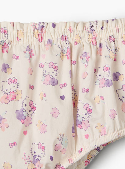 Sanrio Round Neck Short Sleeve Dress with Bloomers-baby-girls-clothing-dressesandjumpsuits-image-7