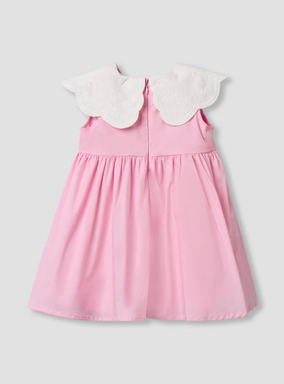 Sanrio Round Neck Sleeveless Dress with Hello Kitty Applique-baby-girls-clothing-dressesandjumpsuits-image-3