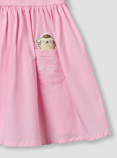 Sanrio Round Neck Sleeveless Dress with Hello Kitty Applique-baby-girls-clothing-dressesandjumpsuits-image-5