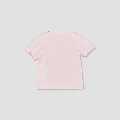 Pack of 2 Disney Crew Neck Short Sleeves T-shirt with Stitch and Angel Print