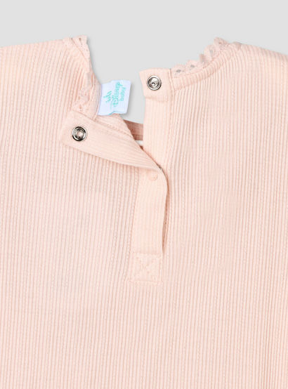 Disney Crew Neck Short Sleeves Top and Denim Pinafore Set with Marie Embroidery-baby-girls-clothing-setsandcoords-image-9