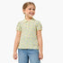 Juniors Collared Short Sleeves Polo T-shirt with Heart Print - Green / 1-2 yrs