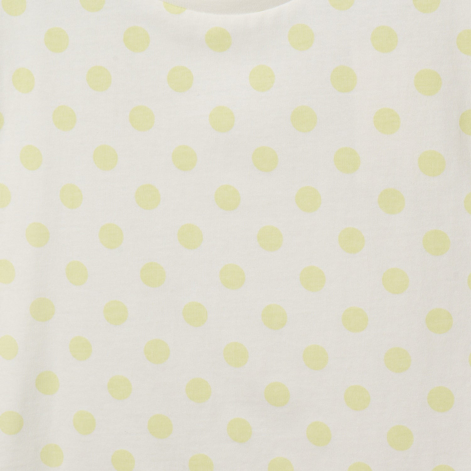 Juniors Round Neck Short Sleeves T-shirt with Polka Dot Print