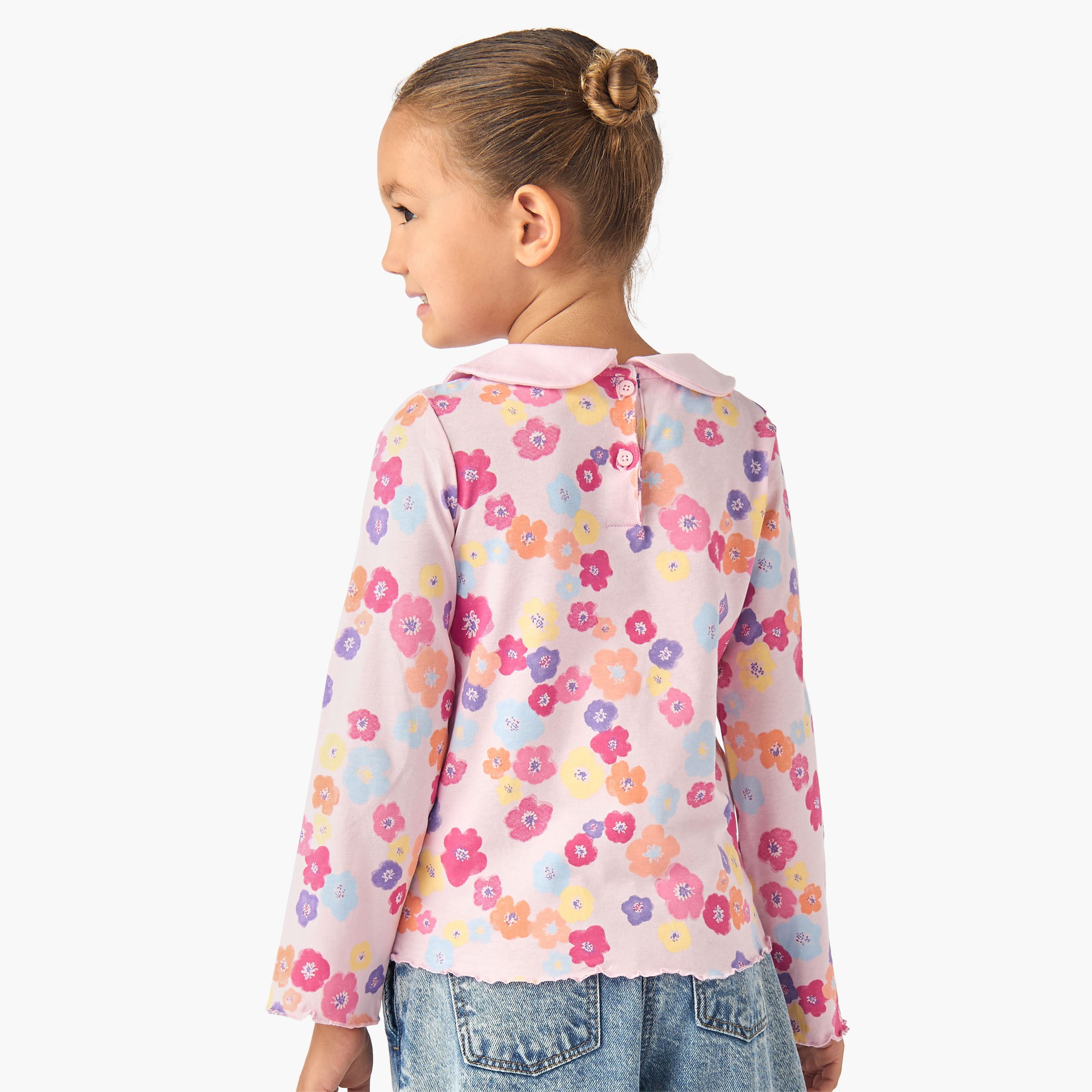 Pack of 2 Juniors Long Sleeves T-shirt with Assorted Print
