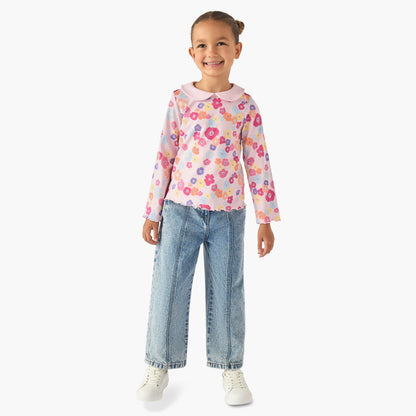 Pack of 2 Juniors Long Sleeves T-shirt with Assorted Print