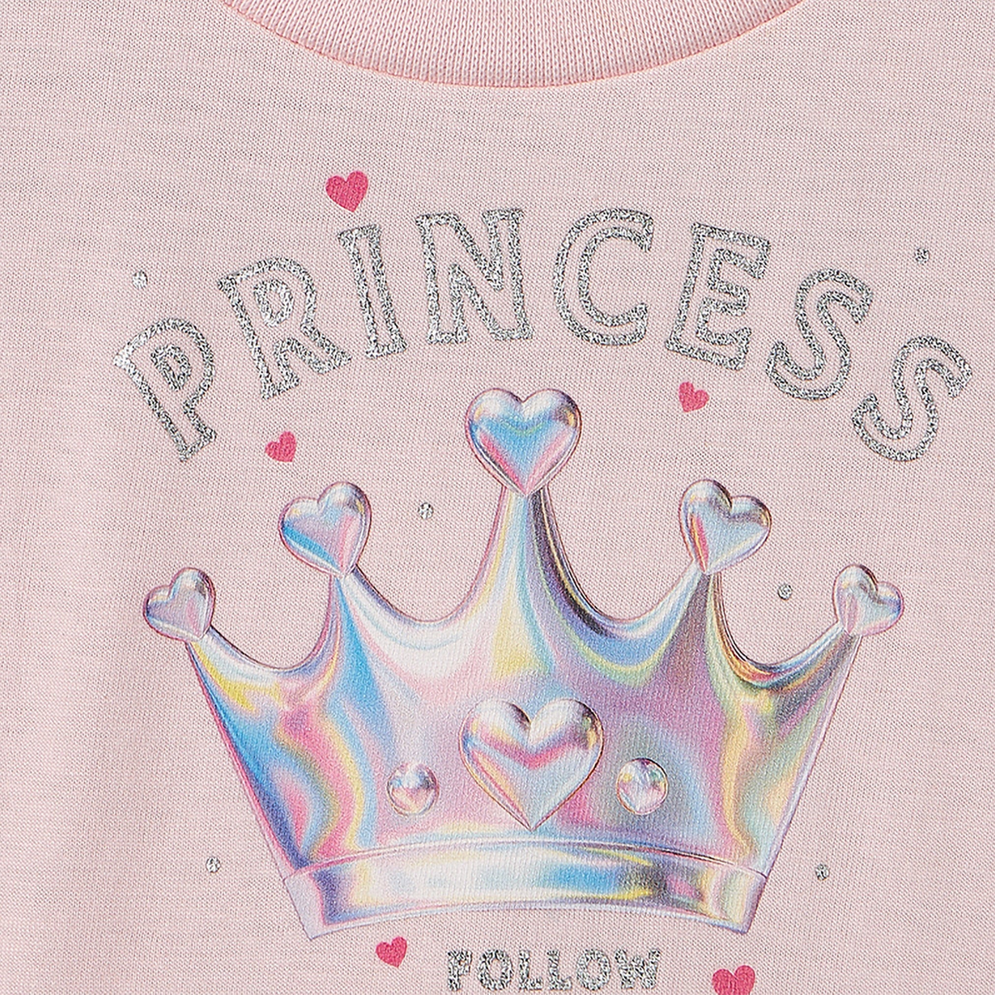 Juniors Round Neck Short Sleeves Knee Length A-Line Dress with Graphic Print