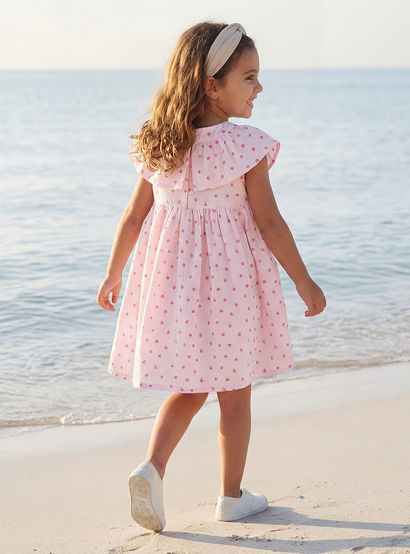 Juniors V-neck Sleeveless Knee-Length Dress with Fruit Print-girls-clothing-dressesandjumpsuits-image-3