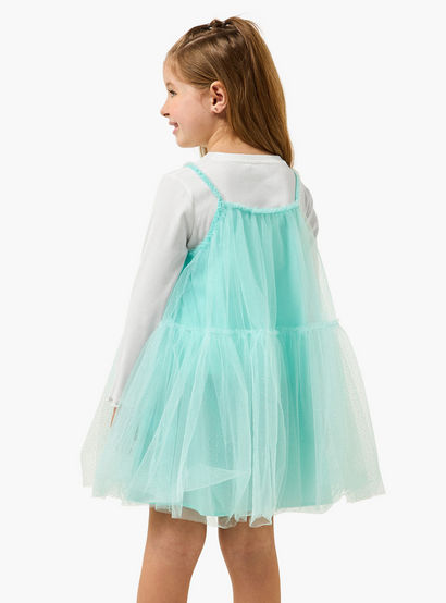 Set of 2 Juniors Round Neck Long Sleeves Dress with T-shirt-girls-clothing-dressesandjumpsuits-image-3