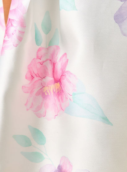 Juniors Round Neck Sleeveless Dress with Floral Print-girls-clothing-dressesandjumpsuits-image-6