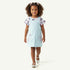 Disney Round Neck Short Sleeves T-shirt and Pinafore Set with Minnie Mouse Print - Multicolour / 6-7 yrs