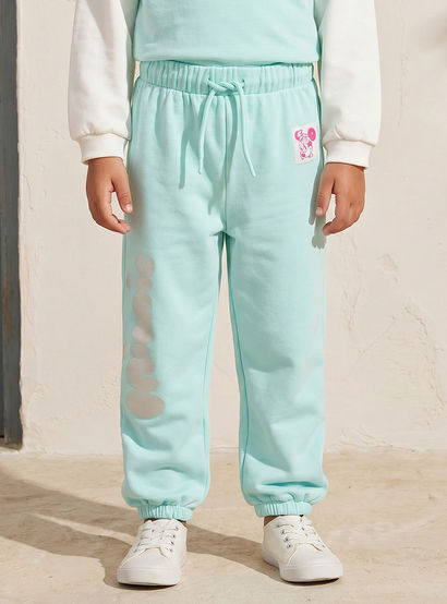 Disney Round Neck Long Sleeves Sweatshirt and Joggers Set with Minnie Mouse Print-baby-girls-clothing-setsandcoords-image-4
