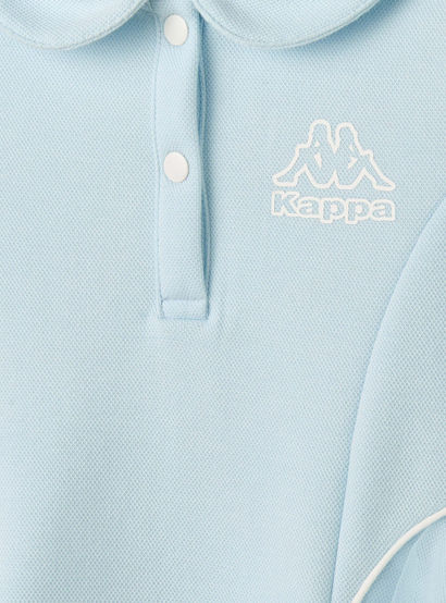 Kappa Collared Short Sleeve Polo Dress with Tulle Overlay-girls-clothing-dressesandjumpsuits-image-4