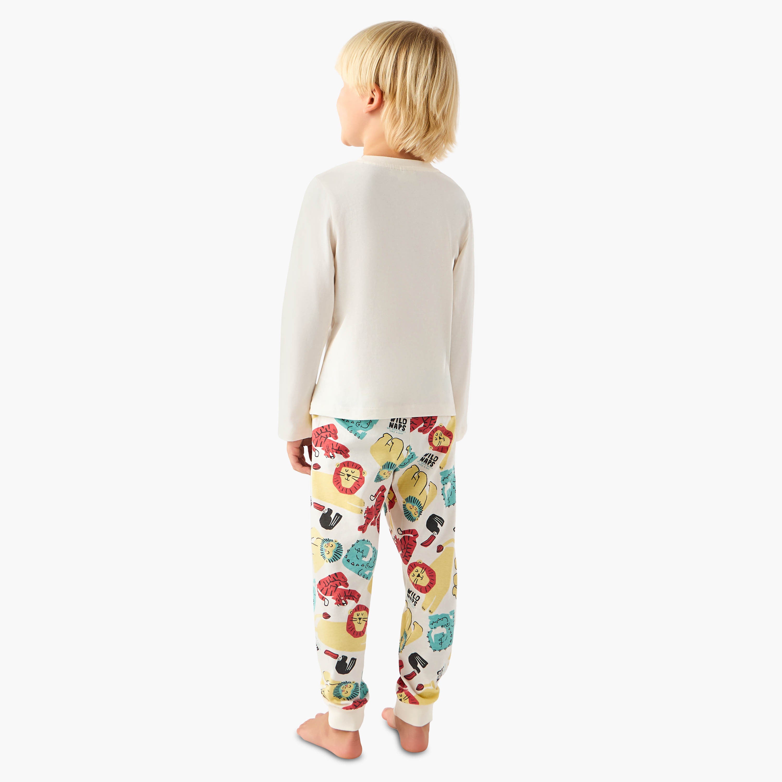 Juniors Cotton Round Neck Long Sleeve Pyjama Set