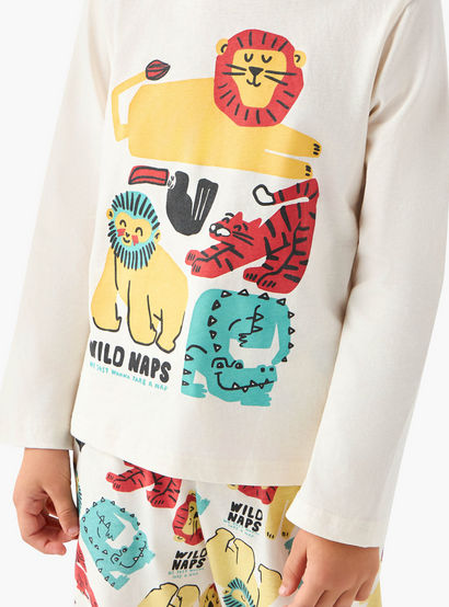 Juniors Cotton Round Neck Long Sleeve Pyjama Set-promo_babyshop_Buy2for69_UAE130126-image-5