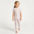 Juniors Cotton Round Neck Short Sleeves Pyjama Set with Floral Print - Multicolour / 5-6 yrs