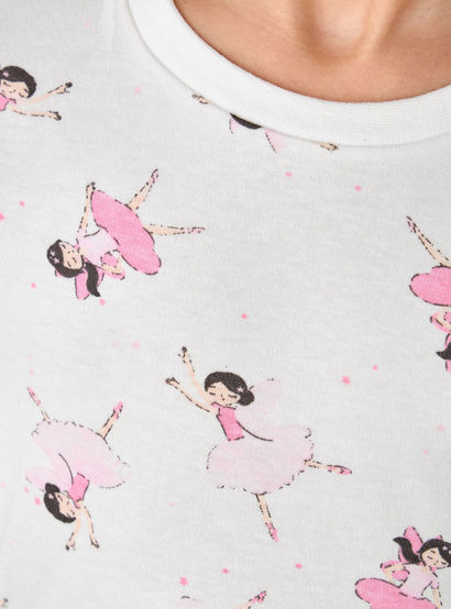 Juniors Cotton Crew Neck Long Sleeve Pyjama Set with Ballerina Print-promo_babyshop_Buy2for69_UAE130126-image-5