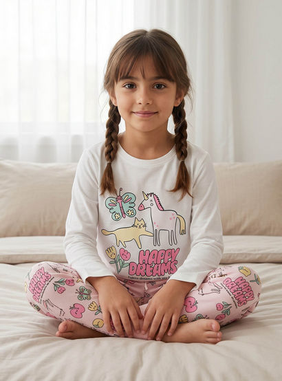 Juniors Cotton Crew Neck Long Sleeves Pyjama Set with Print-promo_babyshop_Buy2for69_UAE130126-image-2
