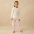 Juniors Cotton Crew Neck Long Sleeves Pyjama Set with Ramadan Mubarak Print - Pink / 2-3 yrs