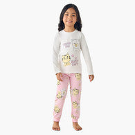 Juniors Cotton Long Sleeves Pyjama Set with Graphic Print-undefined-image-1