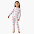 Juniors Cotton Crew Neck Long Sleeves Pyjama Set with Cat Print - Purple / 7-8 yrs