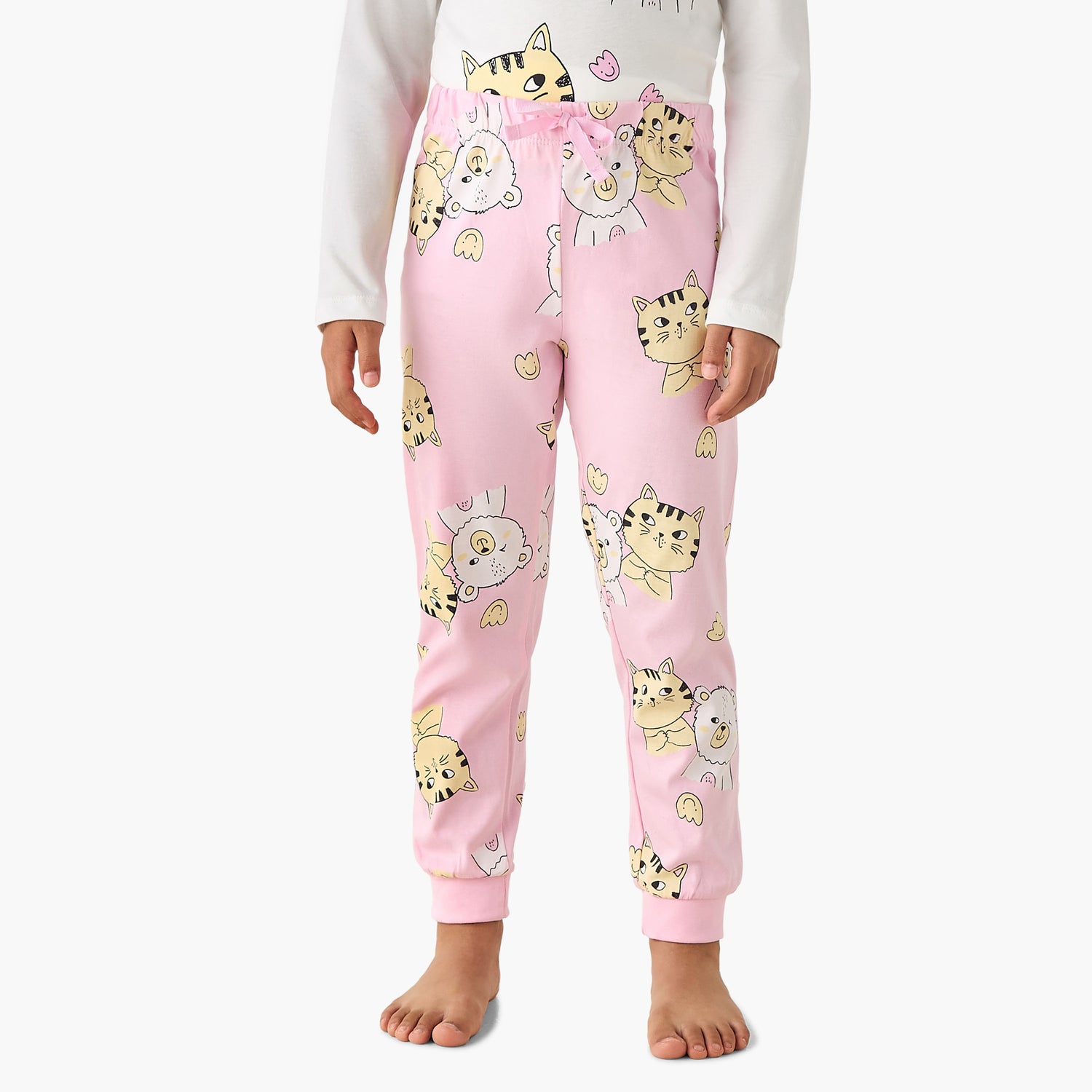 Pack of 3 Juniors Cotton Long Sleeves Pyjama Set with Graphic Print