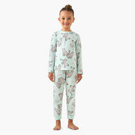 Juniors Cotton Crew Neck Long Sleeves Pyjama Set with Print-undefined-image-1