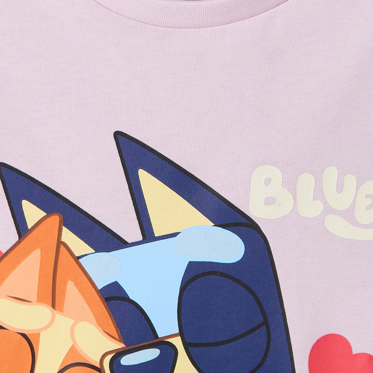 Pack of 2 Bluey Cotton Crew Neck Short Sleeves Pyjama Set with Print