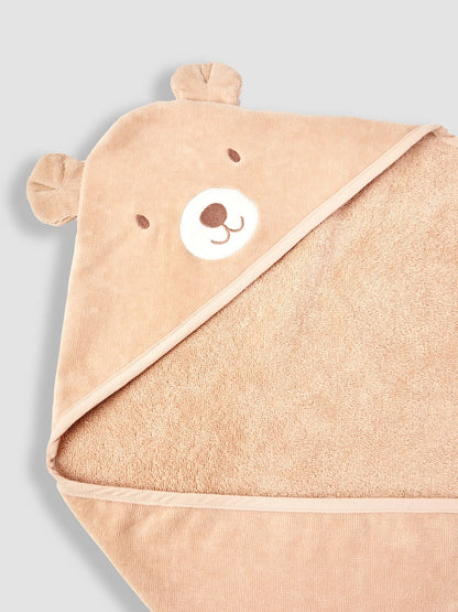 JoJo Maman Bébé Bear Character Hooded Towel - Size One