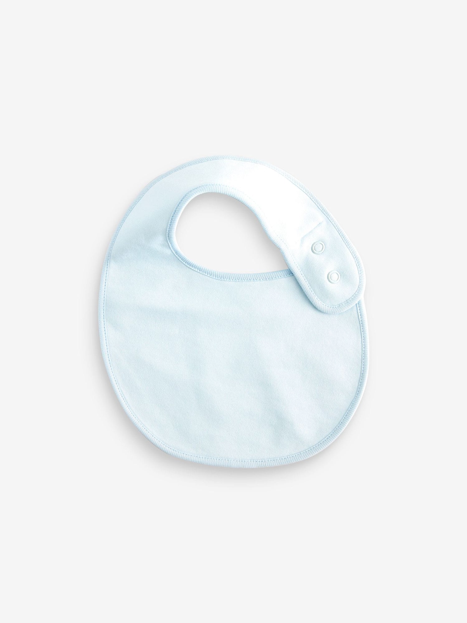 Blue Baby 100% Cotton Bibs 5 Pack - Size One