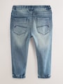Mid Blue Regular Fit Joggers Jeans With Comfort Stretch (3mths-7yrs) - Size 3-6 Months (62-68cm)