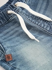 Mid Blue Regular Fit Joggers Jeans With Comfort Stretch (3mths-7yrs) - Size 3-6 Months (62-68cm)