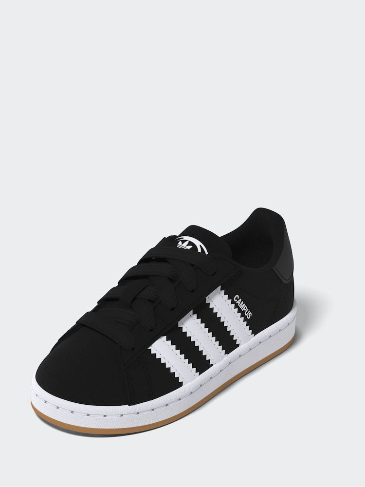 adidas Originals Black Campus 00s Comfort Closure Elastic Lace Infant Trainers