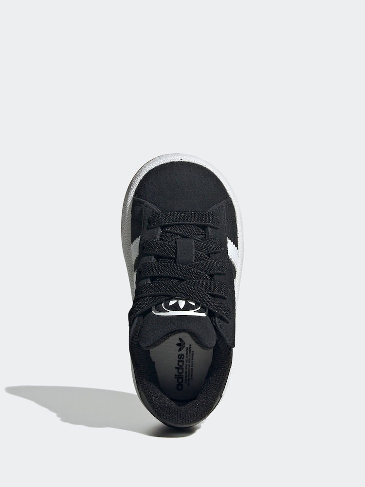 adidas Originals Black Campus 00s Comfort Closure Elastic Lace Infant Trainers