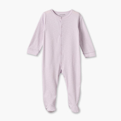 Pack of 2 Juniors Cotton Round Neck Long Sleeves Sleepsuit with Assorted Print