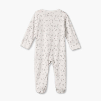 Pack of 2 Juniors Cotton Round Neck Long Sleeves Sleepsuit with Assorted Print