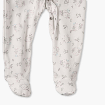 Pack of 2 Juniors Cotton Round Neck Long Sleeves Sleepsuit with Assorted Print