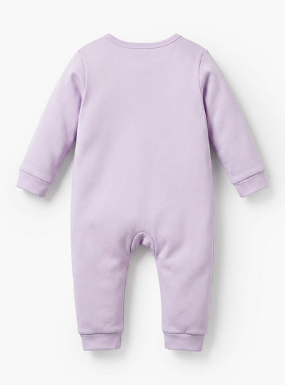 Set of 2 Juniors Cotton Round Neck Sleepsuit with Romper-baby-girls-clothing-nightwear-sleepsuits-image-3