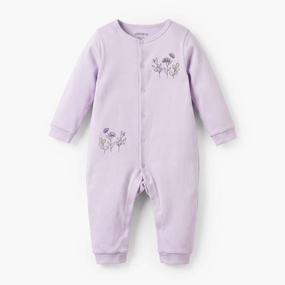Set of 2 Juniors Cotton Round Neck Sleepsuit with Romper