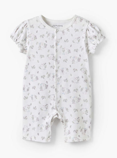 Set of 2 Juniors Cotton Round Neck Sleepsuit with Romper-baby-girls-clothing-nightwear-sleepsuits-image-6