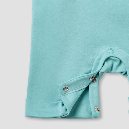 Juniors Crew Neck Short Sleeves Dungaree with Pocket