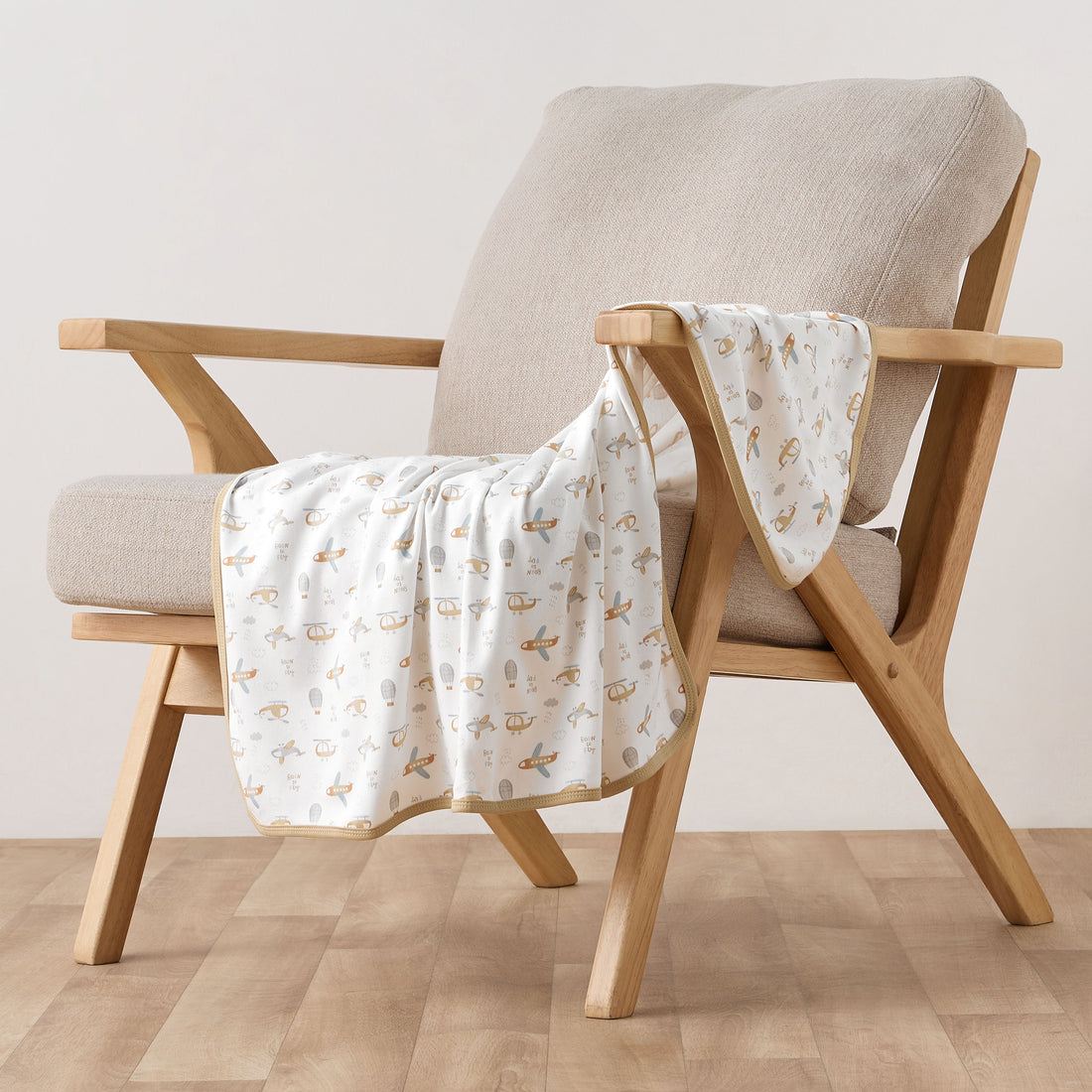 Pack of 2 Juniors Receiving Blanket with Print