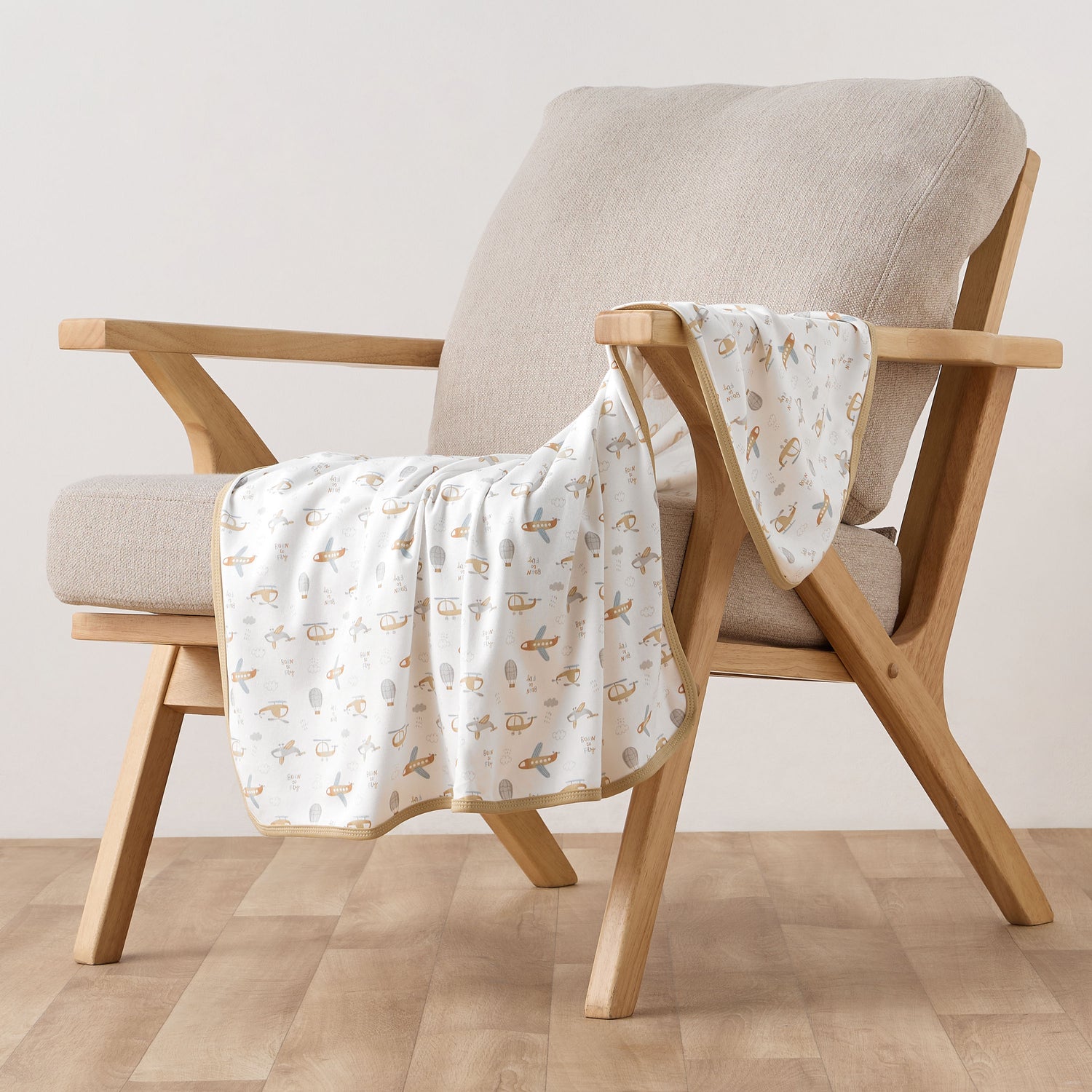 Pack of 2 Juniors Receiving Blanket with Print
