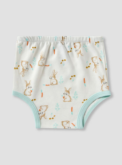 Juniors Girls 7-Piece Gift Set - Soft Cotton - Bodysuit, Bib, Booties - Bunny Print-baby-girls-clothing-setsandcoords-image-4