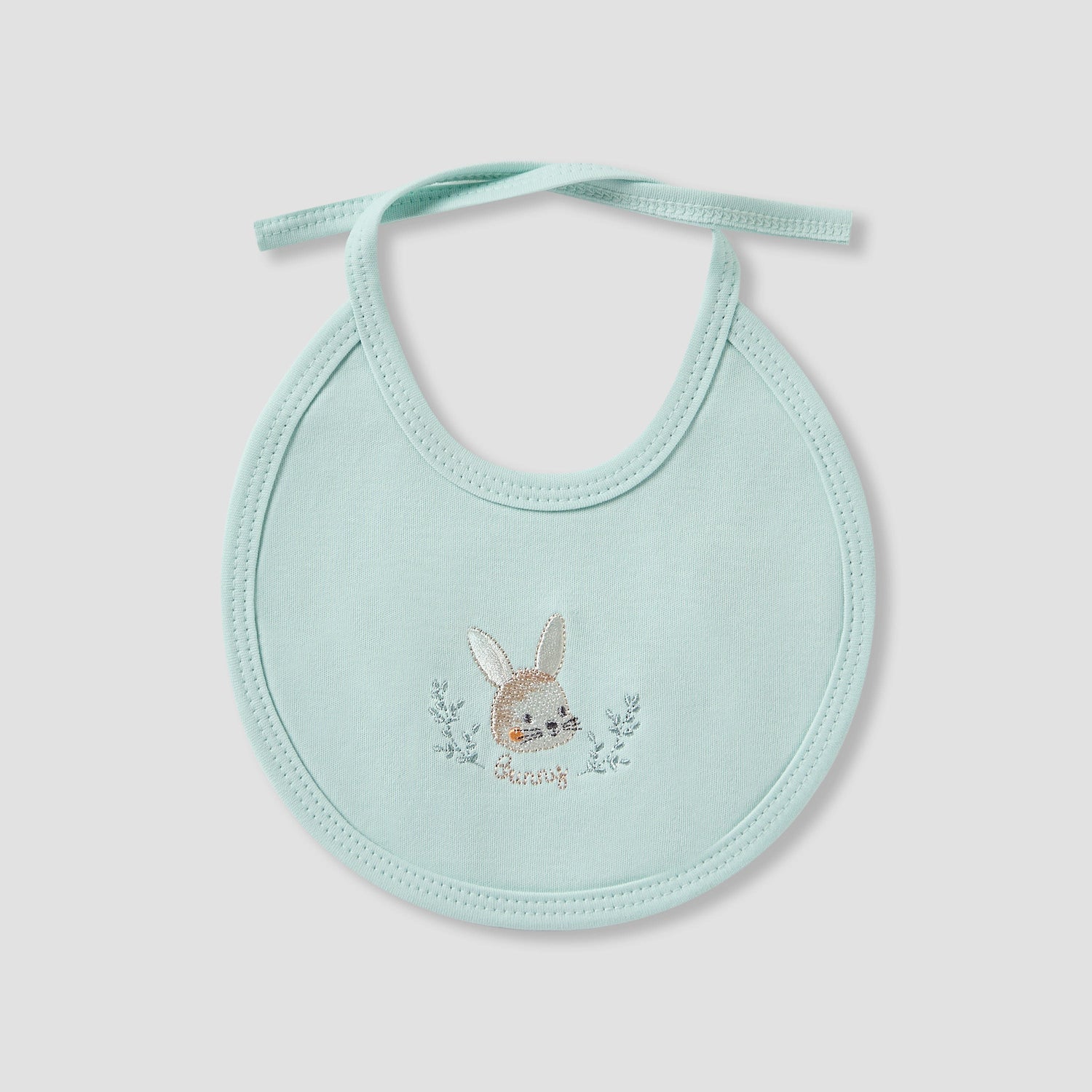 Juniors Girls 7-Piece Gift Set - Soft Cotton - Bodysuit, Bib, Booties - Bunny Print