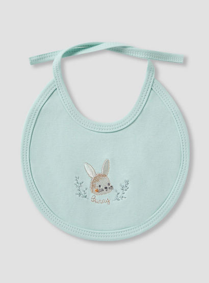 Juniors Girls 7-Piece Gift Set - Soft Cotton - Bodysuit, Bib, Booties - Bunny Print-baby-girls-clothing-setsandcoords-image-6