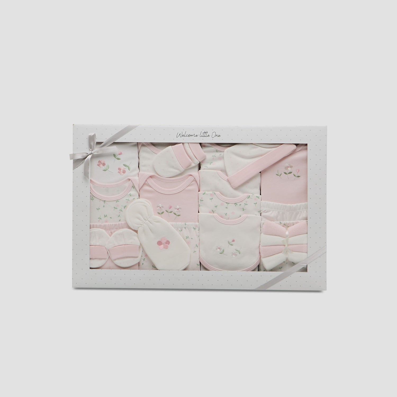 Juniors 21-Piece Assorted Clothing Gift Set - Pink / 3-6 mths