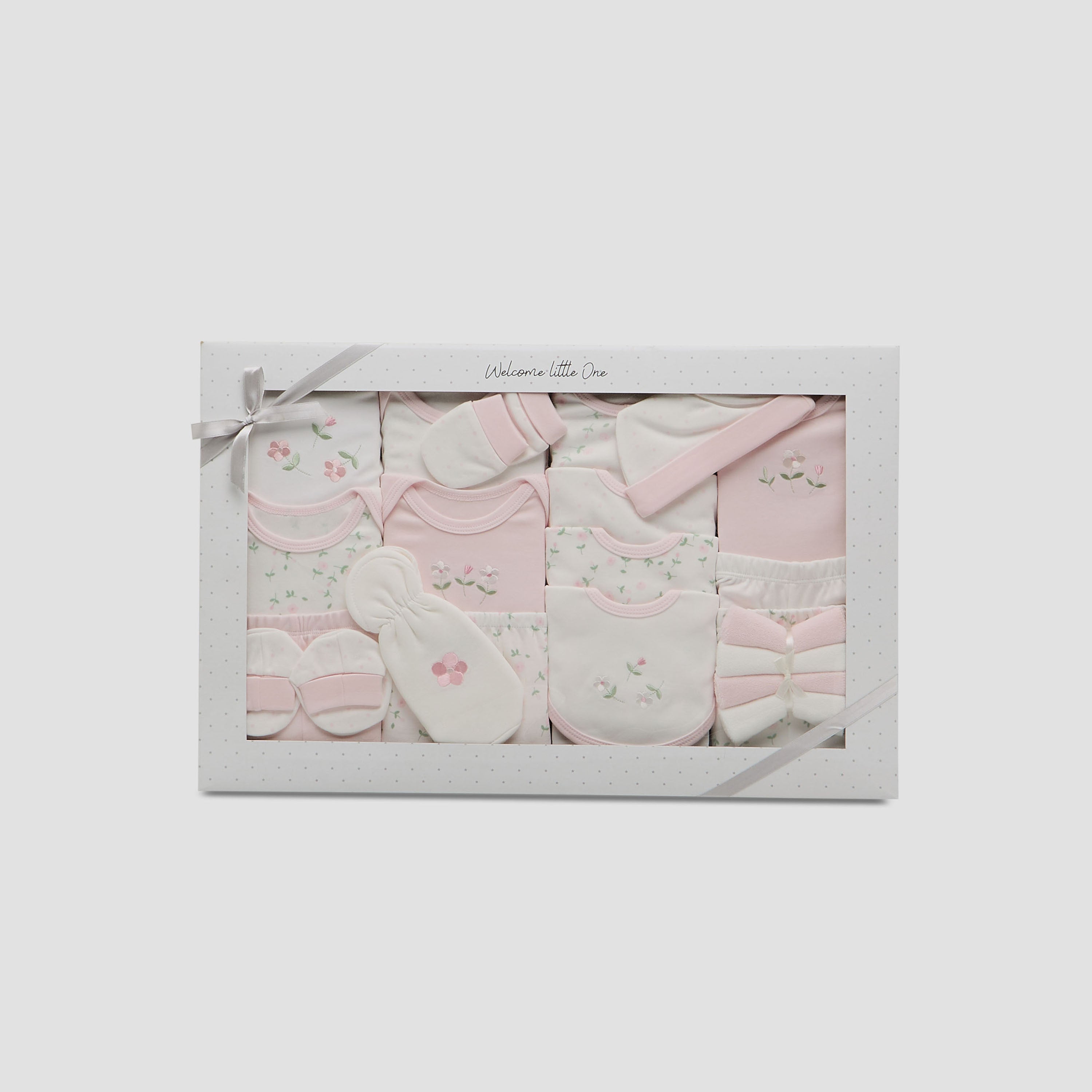 Juniors 21-Piece Assorted Clothing Gift Set - Pink / 3-6 mths