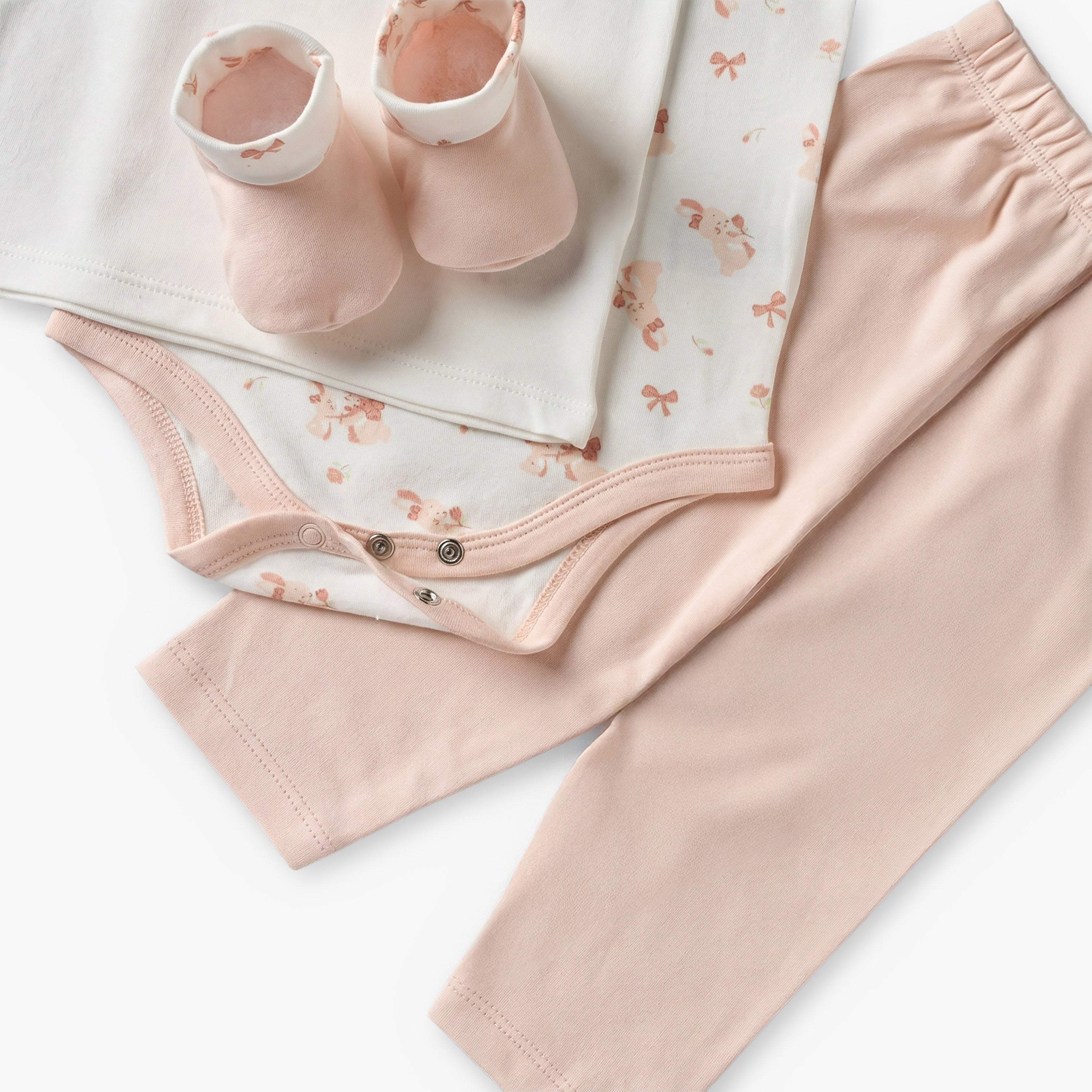 Set of 9 Juniors Clothing Gift Set with Bunny Print